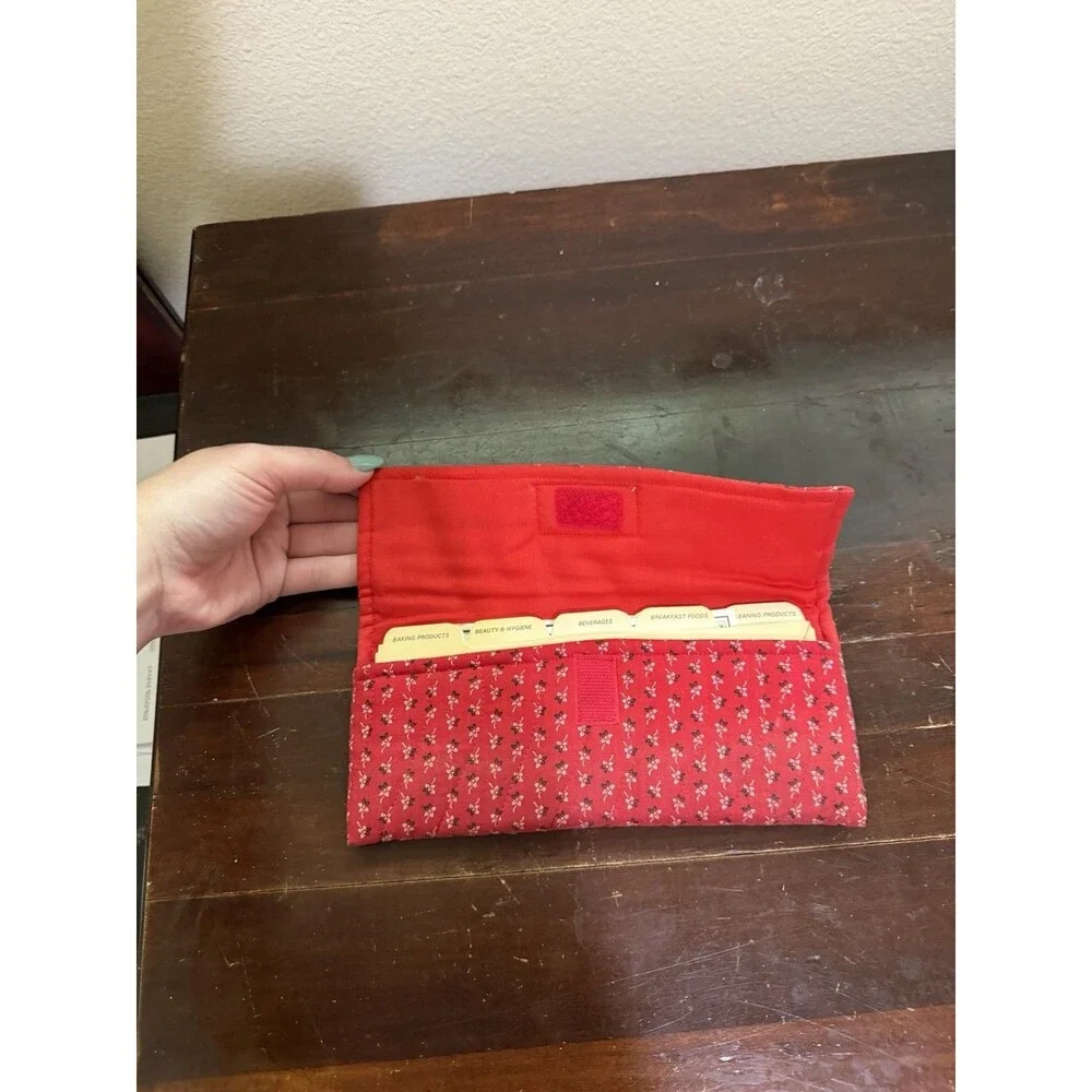 Vintage Quilted Coupon Holder Clutch
